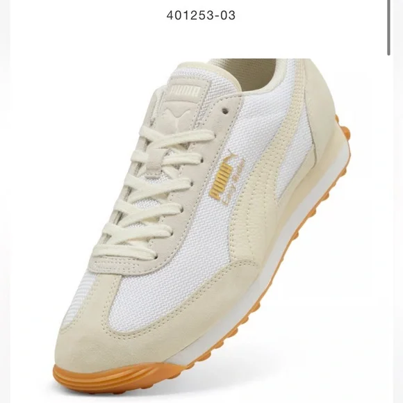 PUMA Easy Rider Elevated White & Frosted Ivory 7.5 - Picture 2 of 7